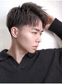 爽やかツーブロック刈り上げ【アップバングショート】