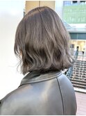 カットカラー透明感ナチュラルボブ