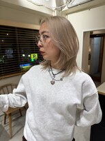 カンナ オーガニック ヘアデザイン(CANNA ORGANIC & HAIR DESIGN)&nbsp;ミルクティーブロンドハッシュカット
