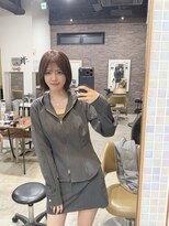 ディッシュ 五反田(dish)&nbsp;ロングからばっさり！圧倒的垢抜けトレンドボブ☆五反田美容室