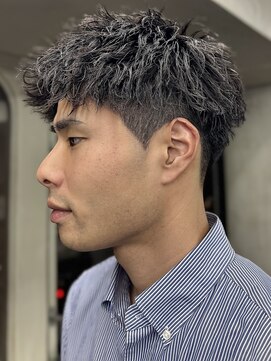 ニコトウキョウ 新宿(nico TOKYO) 刈り上げアップバングスパイキーショートパーマスパイラルパーマ