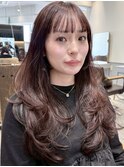 髪質改善パーマ透明感カラーダブルカラーブリーチ