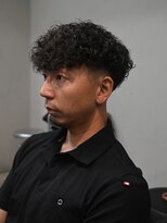 スレイ 西宮(SLAY) 波巻きハイライトアップバングツーブロックマッシュ