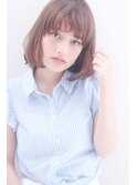 ナチュラルなのにモテ髪♪愛されオシャレボブ