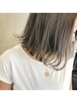 ミント(mint) ハイ透明感、ミルクティーグレー♪