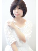簡単スタイリング ナチュラルボブ