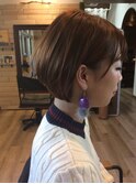 ショートボブグラデーション♪