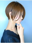 【morio池袋】秋冬流行る髪型大人可愛い前下がりショート♪