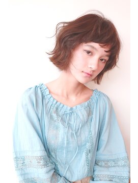 ベラ 自由が丘(BELLA) 【BELLA】ドライな質感の切りっぱなしボブ