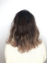 リー 京橋(Lee)&nbsp;【Lee京橋】副店長小田 グラデーション×暖色カラー