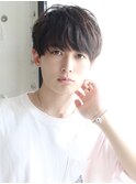 ★スペインカール ブルーブラック フェザーパーマ