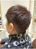 ベリーショートアッシュカラー
