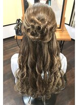 リピュア(Re:PURe)&nbsp;**フラワーデコハーフアップ**