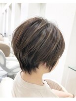 ヘア ポジション HAIR Position 能代店 大人ショート×ハイライト