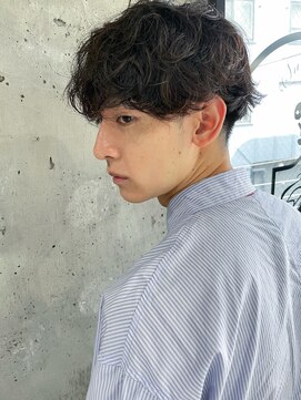 サロンドミルク 原宿(salon de MiLK) ニュアンスマッシュ×爽かツーブロック
