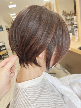 アヴァンス セブンパーク天美 松原店(AVANCE.) 『AVANCE』丸みショート☆ラテブラウン