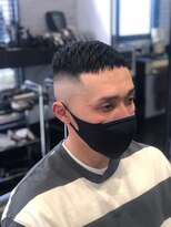 ヒロザバーバー(HIRO THE BARBER) 濡れパンチフェード