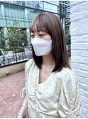 「Sac.」富永実夕　ハネやすい鎖骨レングスの長さの内巻きカット