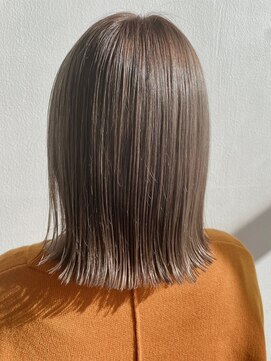 イーストハムアール(EAST HAM r) 外はねボブ/ライトベージュ