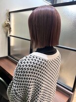 プチメゾントウキョウ(Petit Maison Tokyo) ピンクラベンダー_切りっぱなしボブ