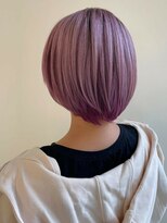 ハーバーズ バイ エムスラッシュ 鎌倉由比ヶ浜(Harbors by M.SLASH)&nbsp;■HARBORS鎌倉/ダスティ―ピンク/小顔/艶感/マッシュヘア―61-1