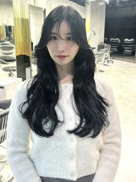 シティ(CITY) 韓国ヘア レイヤーカット ブルーブラック 表参道