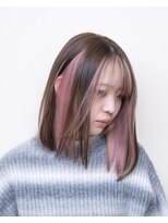 ルプラ ガーデン(le-pla garden) インナーカラー#切りっぱなしボブ#ケアブリーチ#ダブルカラー