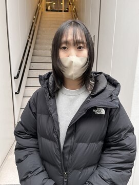 カフ(CAF) CAF FUKO グレージュ/イルミナカラー/レイヤー/大阪/心斎橋