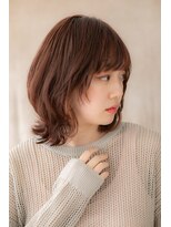 モッズヘア 上尾西口店(mod's hair) フレンチカジュアルイヤリングカラーボブウルフZ上尾20代30代