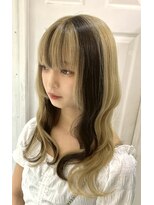 ウーロス(uros.)&nbsp;【SENA】セクションカラー ブロンドベージュ デザインカラー