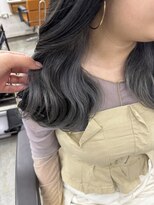 アジールヘア 北千住駅西口店(agir hair)&nbsp;インナーシルバー インナーカラー グレー シルバー