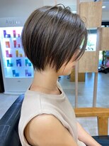 クラン(Chlan)&nbsp;小顔ナチュラルショートヘア×ダークアッシュ抜け感ブラウン