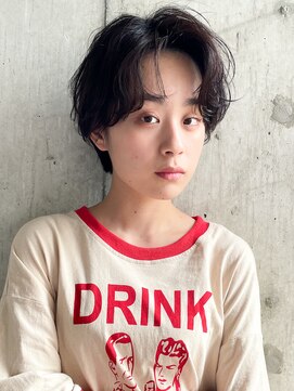 エルランカ(L.lanka) ハンサムショート/ニュアンスパーマ/ベージュカラー/マッシュ