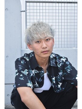 カーニー 上野(kearny) メンズショートツイストスパイラルパーマシャドウパーマ