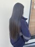 カット+透明感白髪染めカラー+Aujua4Stepトリートメント