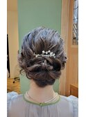 パーティーアレンジ　ヘアーセット