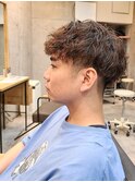 ツイスパツーブロックマッシュメンズ目黒