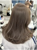 アッシュベージュ  オリーブベージュ  透明感カラー