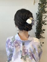 ゼスト 中野店(ZEST)&nbsp;【ZEST中野/Hikaru】アレンジ/ふんわりサイドシニヨン