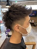 ルーナヘアー(LUNA hair)&nbsp;メンズ カット フェード 黒髪 学生 短髪 ビジネス 10代20代30代