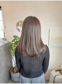 透明感グレージュ