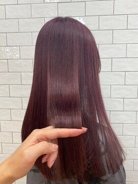 ループウエスト(LOOP WEST) 髪質改善トリートメント×カシスピンク 1020