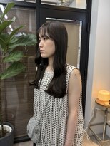 ヌープヘアーアイス(NUUP.hair ici)&nbsp;大人可愛い！髪質改善カラーオリーブグレージュ◎レイヤー小顔