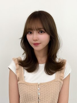 アマトウキョウスマートサロン(AMA TOKYO×Smart Salon) くびれレイヤー/顔まわりカット/レイヤーカット/小顔ヘア