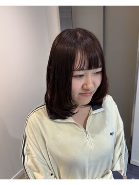 アヴァンスアンス 広島袋町店(AVANCE.ens) カシスレッドカラー