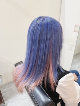 エン(eNN) ネイビーブルー・アンブレラカラー・ピンクベージュ・特殊カラー