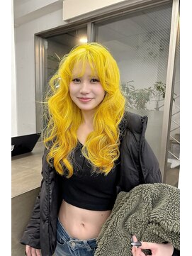 レコ 渋谷(LECO) パールイエローロングヘア