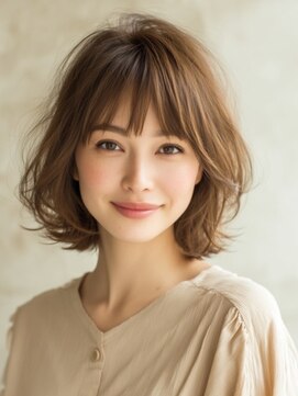 ピアチェーレ 佐倉 無造作ミディアム[佐倉]