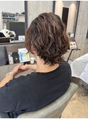 MEN’S HAIR/サーフカール/刈り上げセンターパート/船橋