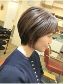 髪質改善×ショート×白髪ぼかし【大宮】